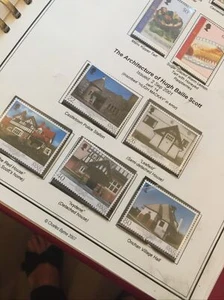 Isle Of Man Stamps Mint 2001 ARCHITECTURE Hugh Bailie Scott Set 5 Mint MNH WCP - Picture 1 of 3