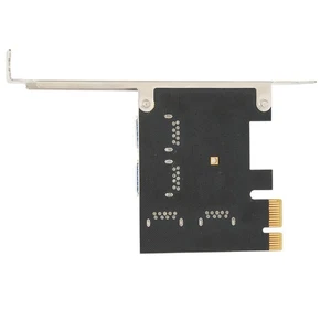 PCIE 1 To 4 Riser Card Black 4 USB 3.0 Ports Plug In Design X4 X8 X16 Graphi NEW - Afbeelding 1 van 12