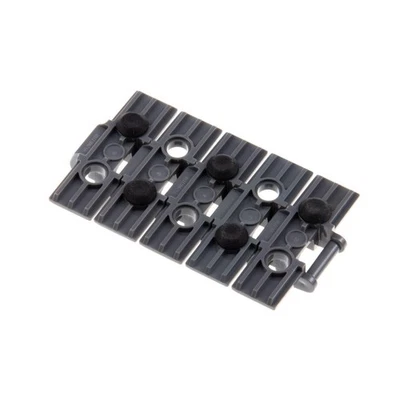 5x Lego Technic Chain Links 5x3x1 Dark Gray Chain Rubber Stud 24375 57518 - Image 1 of 2