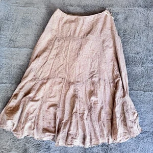Falda Vintage Lauren Ralph Lauren Paisley Talla 6 Algodón Seda Cottagecore Western - Imagen 1 de 11