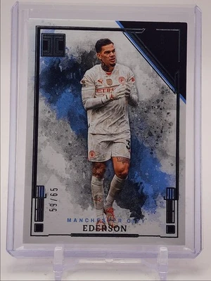 EDERSON 2024 IMPECCABLE PREMIER LEAGUE SILVER MANCHESTER CITY /65 Q2723 - Image 1 of 2