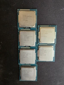 Intel i5-3470 x3, i5-3570, i3-4330, i5-4460s Cpu Lot 6 Total Cpu's - Picture 1 of 1
