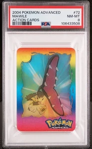 MAWILE #72 Pokemon Advanced Action Cards Lenticular - PSA 8 - Picture 1 of 2