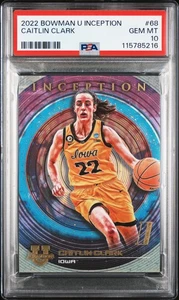 Caitlin Clark Bowman Inception 2022 multideporte novato PSA 10 - Indiana Fever - Imagen 1 de 2
