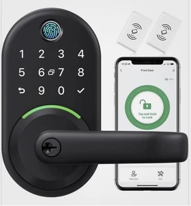 Yamiry Smart Türgriffschloss mit Tastatur YR01 - Fingerabdruck Bluetooth Smart Lock - Bild 1 von 10