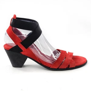Arche Neu ohne Karton Sandalen Nubukleder Gummizug rot/schwarz Größe 41 10 - Bild 1 von 10