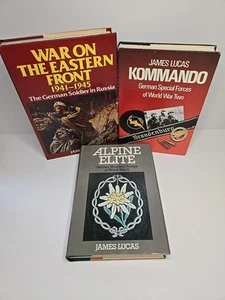 James Lucas Hardcover Lot: Alpine Elite, Kommando, War On The Eastern Front -BCE - Picture 1 of 23