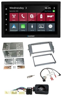 Blaupunkt 2DIN Lenkrad USB Bluetooth DAB Autoradio für Toyota Auris 2007-2011 an - Bild 1 von 4