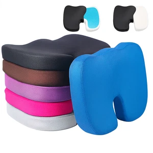 Cuscino Sedile Ortopedico Memory Foam Sequenza Coccige Sollievo Dolore Schiena - Foto 1 di 16