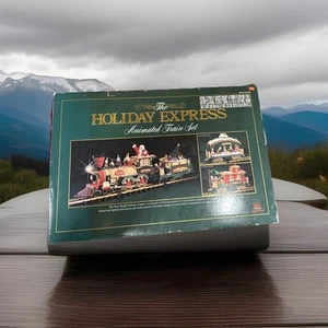 Neues helles HOLIDAY EXPRESS animiertes Weihnachtszug-Set #380 it sehr gepflegt - Bild 1 von 8