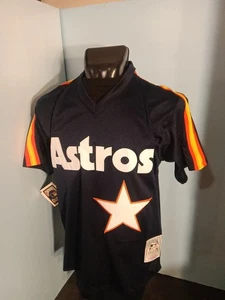 HOUSTON ASTROS NOLAN RYAN 34 MITCHELL & NESS JERSEY MEN SZ M STITCH NEW" W/TAGS - Picture 1 of 6