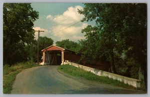 Puente cubierto, Wilmington Delaware, postal - Imagen 1 de 2