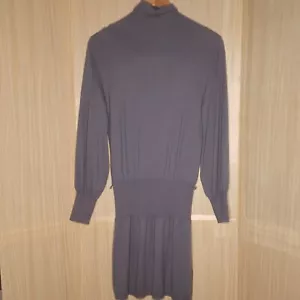 Abito maglione donna Magashoni blu seta cashmere - Foto 1 di 7