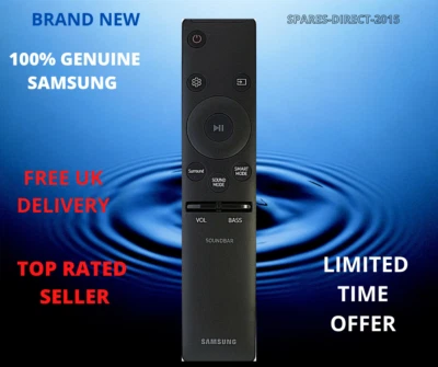 100% Original Genuine SAMSUNG AH59-02759A Soundbar Remote Control for HW-MS660 - Image 1 of 4