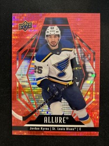 22-23 UD Allure Hockey Red Rainbow 73 Jordan Kyrou