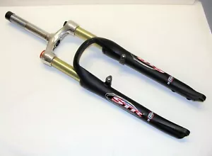 ~ Neu Logan 100 mm 26 Zoll STR 1 1/8 Zoll gerade MTB Fahrrad Aufhängung mechanische Gabel ~ - Bild 1 von 8