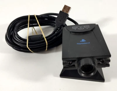 Sony Playstation 2 PS 2 Camera Eye Toy Black Fast Shipping And Tracking - Image 1 of 2