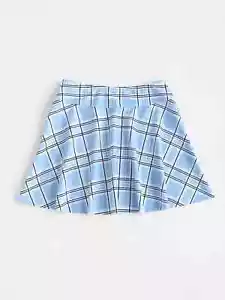 Girls Plaid Cover Up Skirt Size Chart Provided Size 9/10 New - Picture 1 of 4