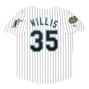 Camiseta Dontrelle Willis 2003 Florida Marlins Serie Mundial Hombre Casa Blanca S-3XL - Imagen 1 de 8