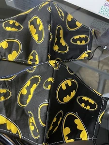 Batman Face Mask 100% Cotton, Washable - Character For Adults - Picture 1 of 1