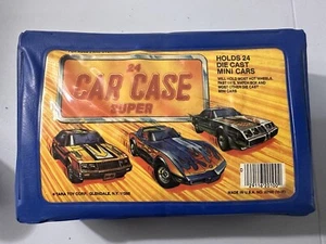 Vintage 24 Super Car Case With Both Trays Tara Toy Corp. Model 20100 (M-18) - Picture 1 of 1