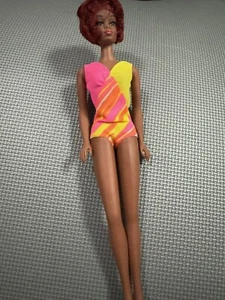Vintage Christie TNT Barbie Original Badeanzug und rote oxidierte Haare selten Rarität - Bild 1 von 23