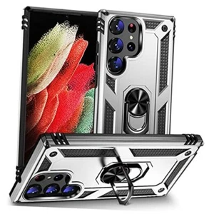 Military Grade Drop Impact for Samsung Galaxy S23 Ultra Case Galaxy S23 Silver - Picture 1 of 8