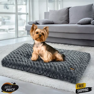 Pawz Pet Dog Bed Cat Calming Soft Warm Plush Mattress Cushion Mat Washable 24″ - Picture 1 of 9