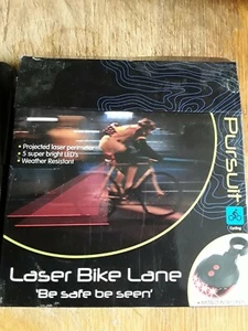 LED Laser Spur Fahrrad Licht Fahrrad Sicherheit Nacht Hohe Sichtbarkeit Fahrrad Projektion - Bild 1 von 4