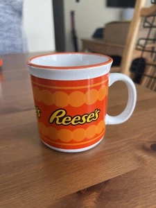 Herseys Reese's Peanut Butter Cup Coffee Mug- Galerie*white orange - Picture 1 of 2