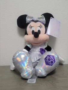 Disney Parks Minnie Mouse Plüsch mit Disney 100 Jahre Jubiläum Outfit 12 1/2 Zoll - Bild 1 von 1