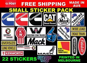 MACK KENWORTH Freightliner trucks, SMALL STICKERS 22 Detroit Diesel, Cummins CAT - Picture 1 of 4