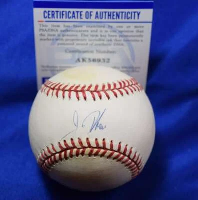 Jim Thome PSA DNA Coa Autograph 1995 World Series Signed Baseball - Image 1 of 2
