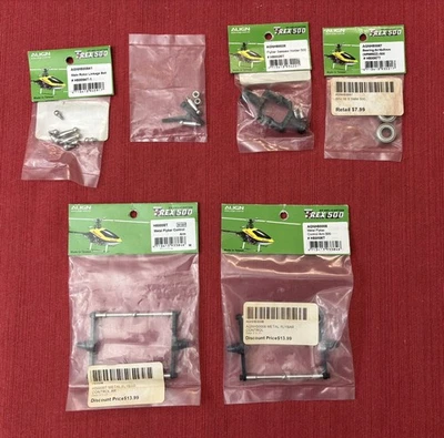 6 sacos de peças Align T-Rex 500 peças H50026T, H50008T, H50067T, H50094T-1 - Imagem 1 de 4