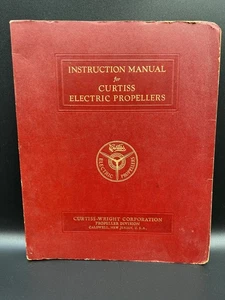 Curtiss Electric Propellers Instruction Manual February 1943 -Original Manual - Picture 1 of 8