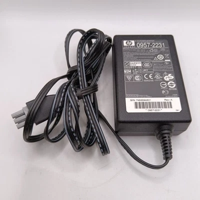 HP 0957-2231 AC Power Supply Adapter Charger Black 375mA 32V for DeskJet Printer - Image 1 of 4