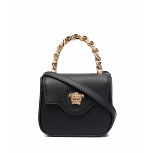 Versace La Medusa Mini Black Crossbody Top Handle Shoulder Bag NWT $1675 - Picture 1 of 16