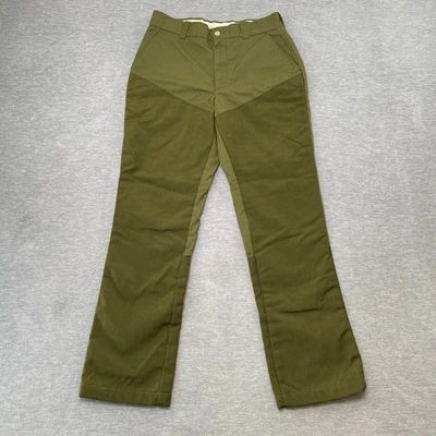 Pantalones Cabela's Hombre 34x32 Verde Cepillo Protector Caza Exterior Reforzado De Colección Foto 1 de 4