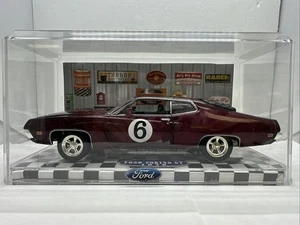 1970 FORD TORINO COBRA JOHNNY LIGHTNING 1/24 SCALE DIECAST BURGUNDY BX4-7 - Picture 1 of 9