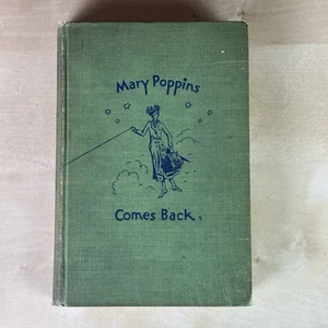 Mary Poppins Comes Back Erstausgabe 1935 HC von P. L. Travers Vintage - Bild 1 von 17