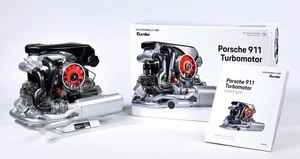 Franzis Porsche 911 Turbo Model Engine Kit with Collector's Book - Picture 1 of 10