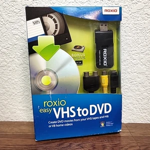 Roxio Easy VHS zu DVD Konverter VHS Kassetten Hi8 Video8 Heimvideos Windows Neu Alt - Bild 1 von 6