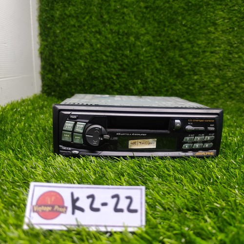 Vintage Alpine TDM-7582E Cassette Player Old School Car Stereo ...