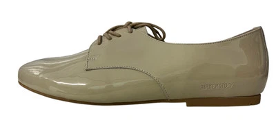 Birkenstock Saunders Marfil Encaje Charol Derby Zapatos Oxford EU 42 L11 M9 Foto 1 de 4