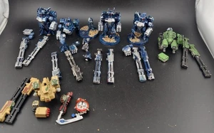 £1 AUCTION Warhammer 40k 5xTau Empire XV88 Broadside Battlesuit Metal OOP JobLot - Afbeelding 1 van 2