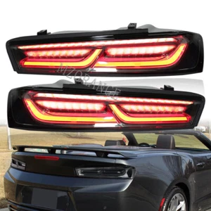 2PCS LED Tail Light Rear Dynamic Turn Signal Lamp For Chevrolet Camaro 2016-2018 - Picture 1 of 14