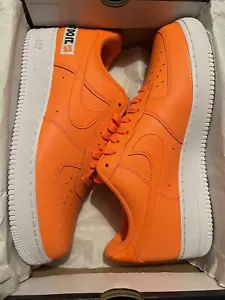 Nike Air Force 1 Low ‘Total Orange’ Just do it Pack (2018) UK10.5 BRAND NEW DSWT - Picture 1 of 5