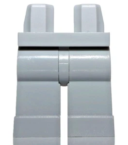 LEGO New Light Bluish Gray Minifigure Legs and Hips Plain Monochrome Pants D494 - Picture 1 of 2