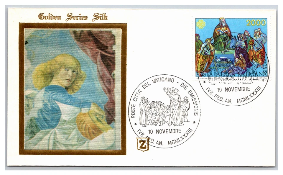 VATICAN a todo color caché sin dirección sin sellar primer día de emisión cubierta V19 Foto 1 de 1