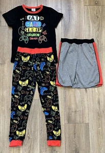 IMAGINE Sleepwear Boy’s Gamer Pajamas Youth Medium T-Shirt Pants Shorts - Picture 1 of 17